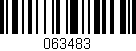 Código de barras (EAN, GTIN, SKU, ISBN): '063483'