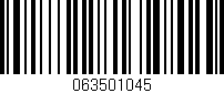 Código de barras (EAN, GTIN, SKU, ISBN): '063501045'