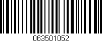 Código de barras (EAN, GTIN, SKU, ISBN): '063501052'