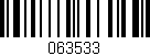 Código de barras (EAN, GTIN, SKU, ISBN): '063533'