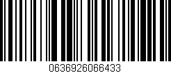 Código de barras (EAN, GTIN, SKU, ISBN): '0636926066433'