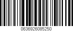 Código de barras (EAN, GTIN, SKU, ISBN): '0636926085250'