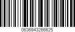 Código de barras (EAN, GTIN, SKU, ISBN): '0636943266625'