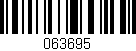Código de barras (EAN, GTIN, SKU, ISBN): '063695'