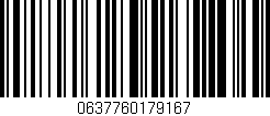 Código de barras (EAN, GTIN, SKU, ISBN): '0637760179167'