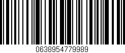Código de barras (EAN, GTIN, SKU, ISBN): '0638954779989'