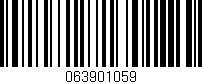 Código de barras (EAN, GTIN, SKU, ISBN): '063901059'