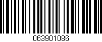 Código de barras (EAN, GTIN, SKU, ISBN): '063901086'