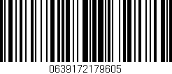 Código de barras (EAN, GTIN, SKU, ISBN): '0639172179605'