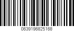 Código de barras (EAN, GTIN, SKU, ISBN): '0639196825168'