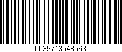 Código de barras (EAN, GTIN, SKU, ISBN): '0639713548563'