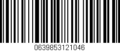 Código de barras (EAN, GTIN, SKU, ISBN): '0639853121046'