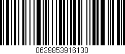 Código de barras (EAN, GTIN, SKU, ISBN): '0639853916130'