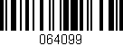 Código de barras (EAN, GTIN, SKU, ISBN): '064099'