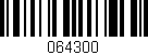 Código de barras (EAN, GTIN, SKU, ISBN): '064300'