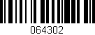Código de barras (EAN, GTIN, SKU, ISBN): '064302'
