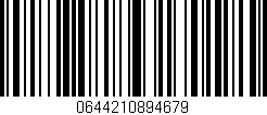 Código de barras (EAN, GTIN, SKU, ISBN): '0644210894679'