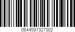 Código de barras (EAN, GTIN, SKU, ISBN): '0644597327302'