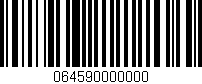 Código de barras (EAN, GTIN, SKU, ISBN): '064590000000'