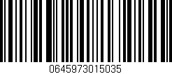 Código de barras (EAN, GTIN, SKU, ISBN): '0645973015035'