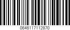 Código de barras (EAN, GTIN, SKU, ISBN): '0646117112870'