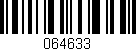 Código de barras (EAN, GTIN, SKU, ISBN): '064633'