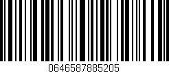 Código de barras (EAN, GTIN, SKU, ISBN): '0646587885205'