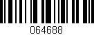 Código de barras (EAN, GTIN, SKU, ISBN): '064688'