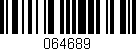 Código de barras (EAN, GTIN, SKU, ISBN): '064689'