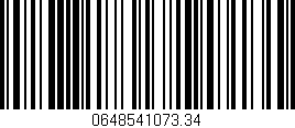Código de barras (EAN, GTIN, SKU, ISBN): '0648541073.34'