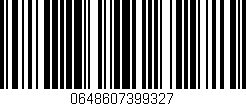 Código de barras (EAN, GTIN, SKU, ISBN): '0648607399327'