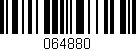 Código de barras (EAN, GTIN, SKU, ISBN): '064880'