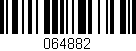 Código de barras (EAN, GTIN, SKU, ISBN): '064882'