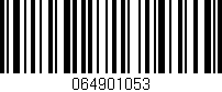 Código de barras (EAN, GTIN, SKU, ISBN): '064901053'