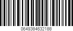 Código de barras (EAN, GTIN, SKU, ISBN): '0649384632188'