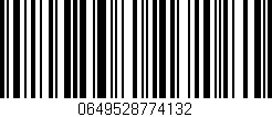 Código de barras (EAN, GTIN, SKU, ISBN): '0649528774132'