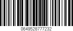 Código de barras (EAN, GTIN, SKU, ISBN): '0649528777232'
