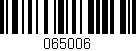 Código de barras (EAN, GTIN, SKU, ISBN): '065006'