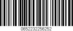 Código de barras (EAN, GTIN, SKU, ISBN): '0652232256252'