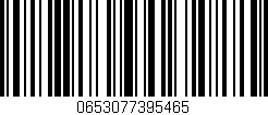 Código de barras (EAN, GTIN, SKU, ISBN): '0653077395465'
