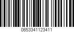 Código de barras (EAN, GTIN, SKU, ISBN): '0653341123411'