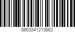Código de barras (EAN, GTIN, SKU, ISBN): '0653341213662'
