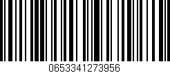 Código de barras (EAN, GTIN, SKU, ISBN): '0653341273956'