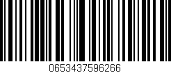Código de barras (EAN, GTIN, SKU, ISBN): '0653437596266'