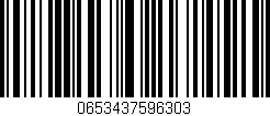 Código de barras (EAN, GTIN, SKU, ISBN): '0653437596303'