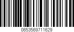 Código de barras (EAN, GTIN, SKU, ISBN): '0653569711629'