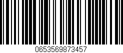 Código de barras (EAN, GTIN, SKU, ISBN): '0653569873457'