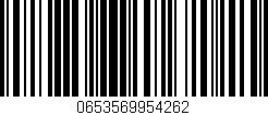 Código de barras (EAN, GTIN, SKU, ISBN): '0653569954262'