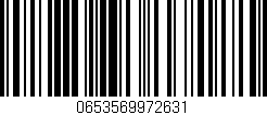 Código de barras (EAN, GTIN, SKU, ISBN): '0653569972631'