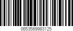 Código de barras (EAN, GTIN, SKU, ISBN): '0653569983125'
